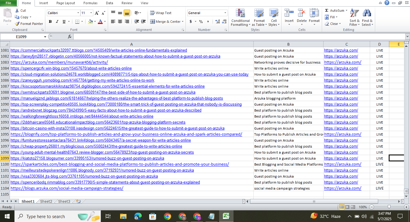 1000+ Free High DA Dofollow Backlink Sites List for SEO 2025