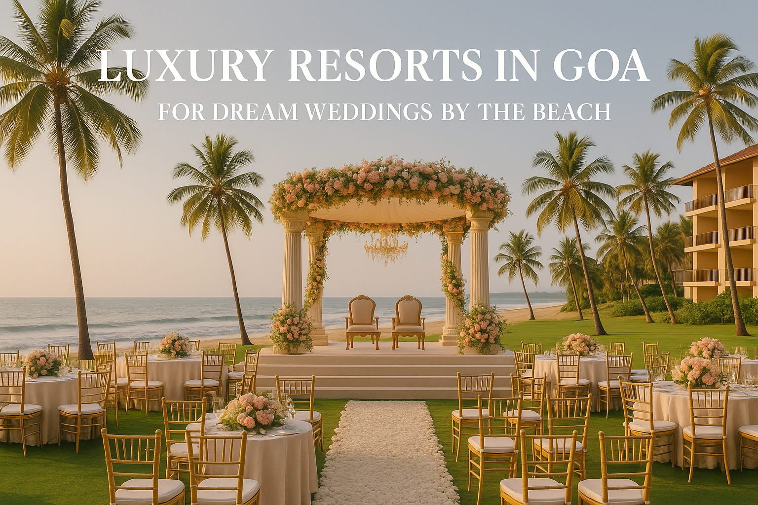 Luxury Resorts in Goa for Dream Weddings by the Beach