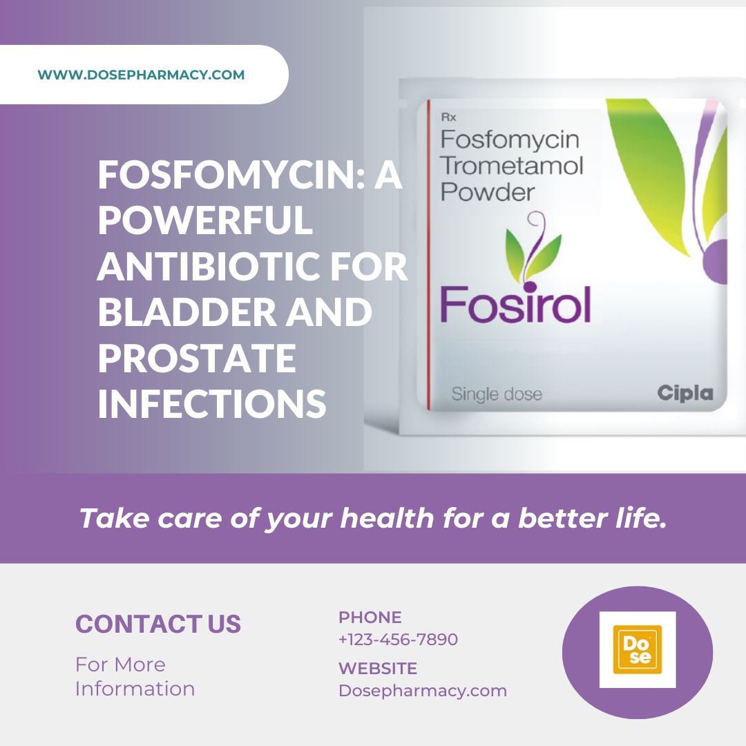 Clear Urinary Infections Fast with Fosirol 3g Powder Sachet
