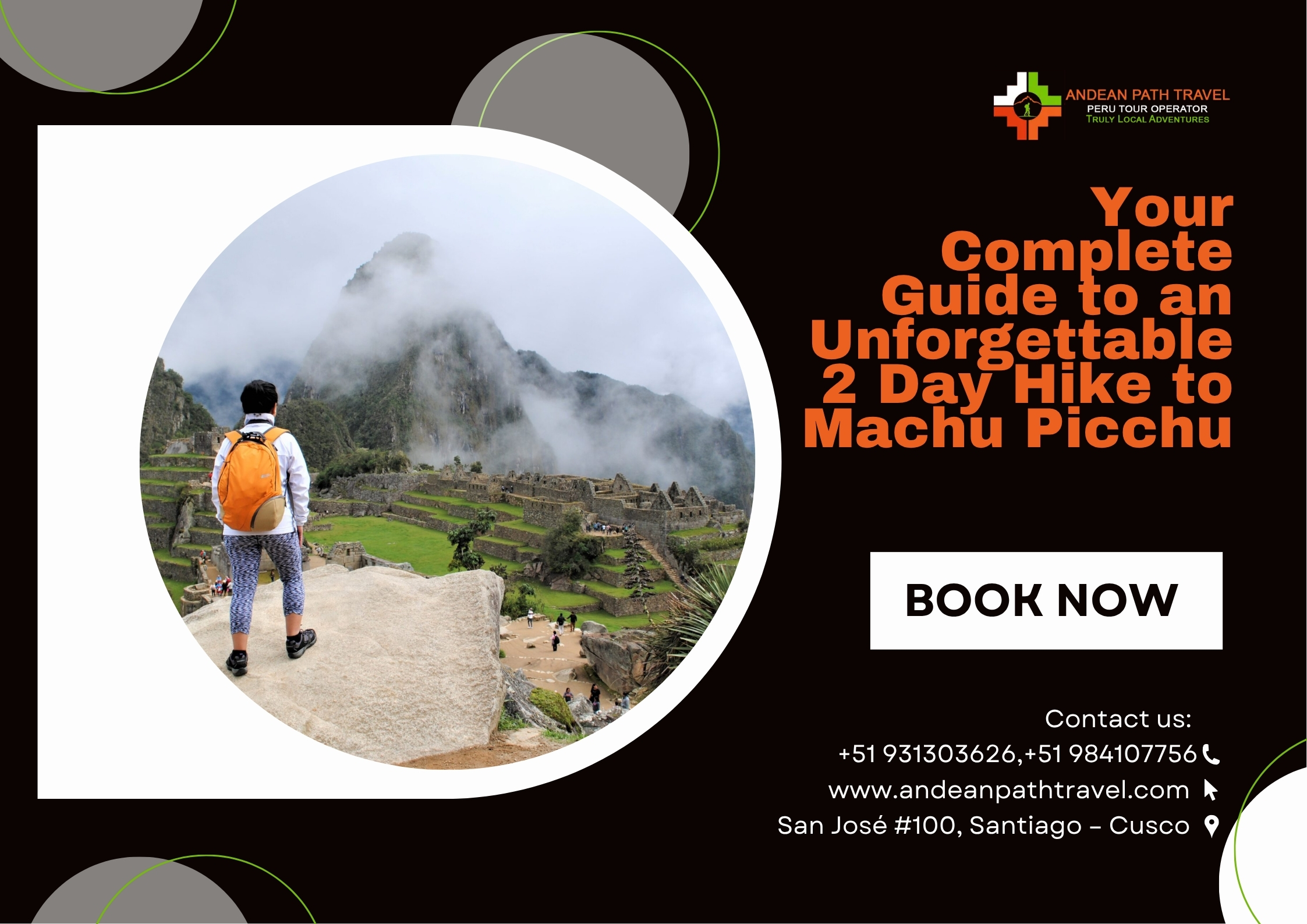 2 days hike to Machu Picchu