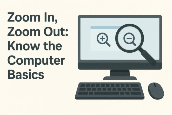 Zoom In, Zoom Out: Know the Computer Basics Zoom Out