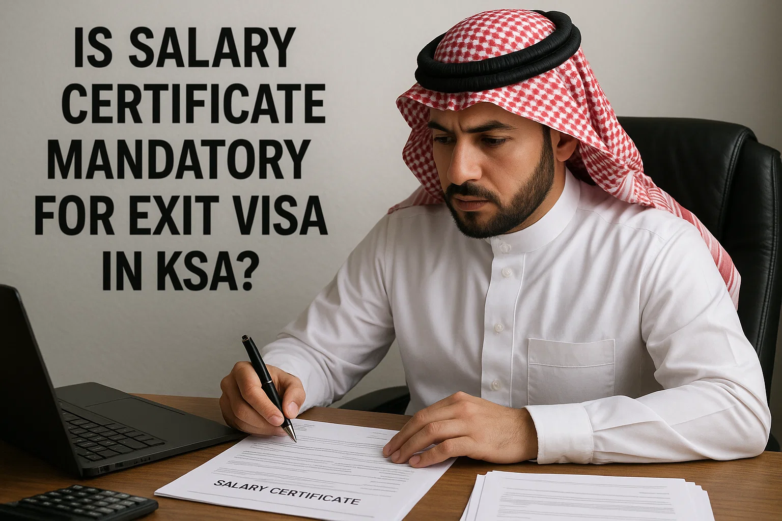 Is Salary Certificate Mandatory for Exit Visa in KSA?