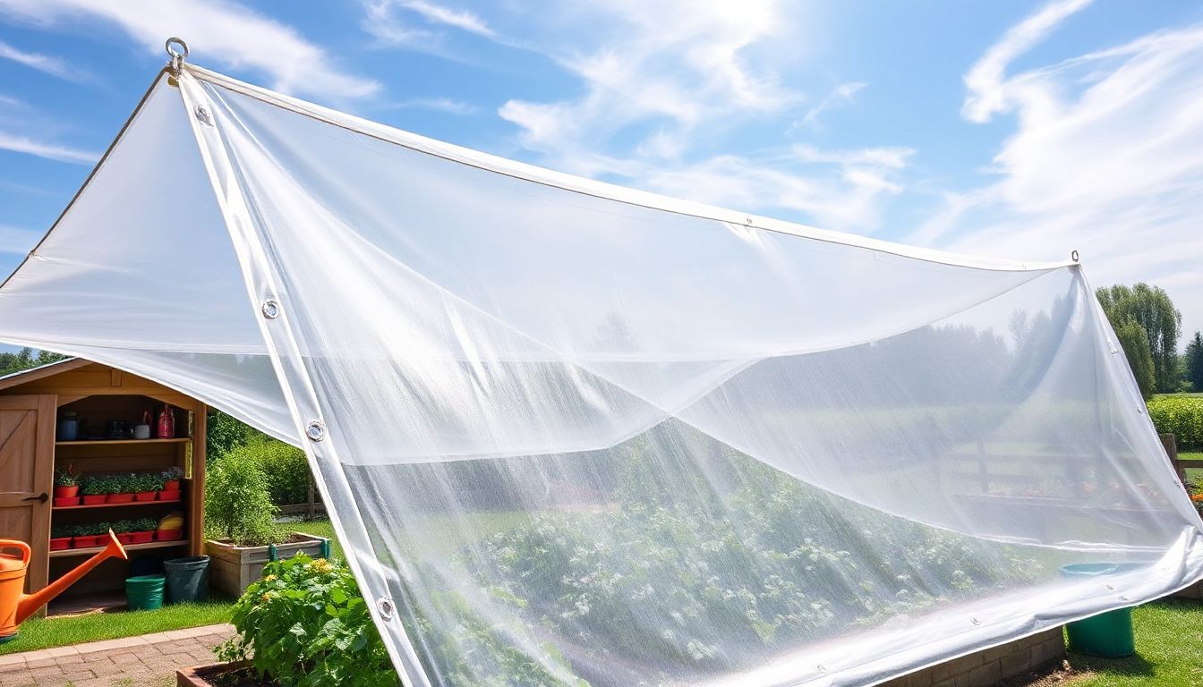 clear tarpaulin