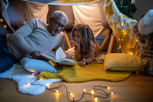 Creating Cozy Reading Nights With Grandpa’s Tales