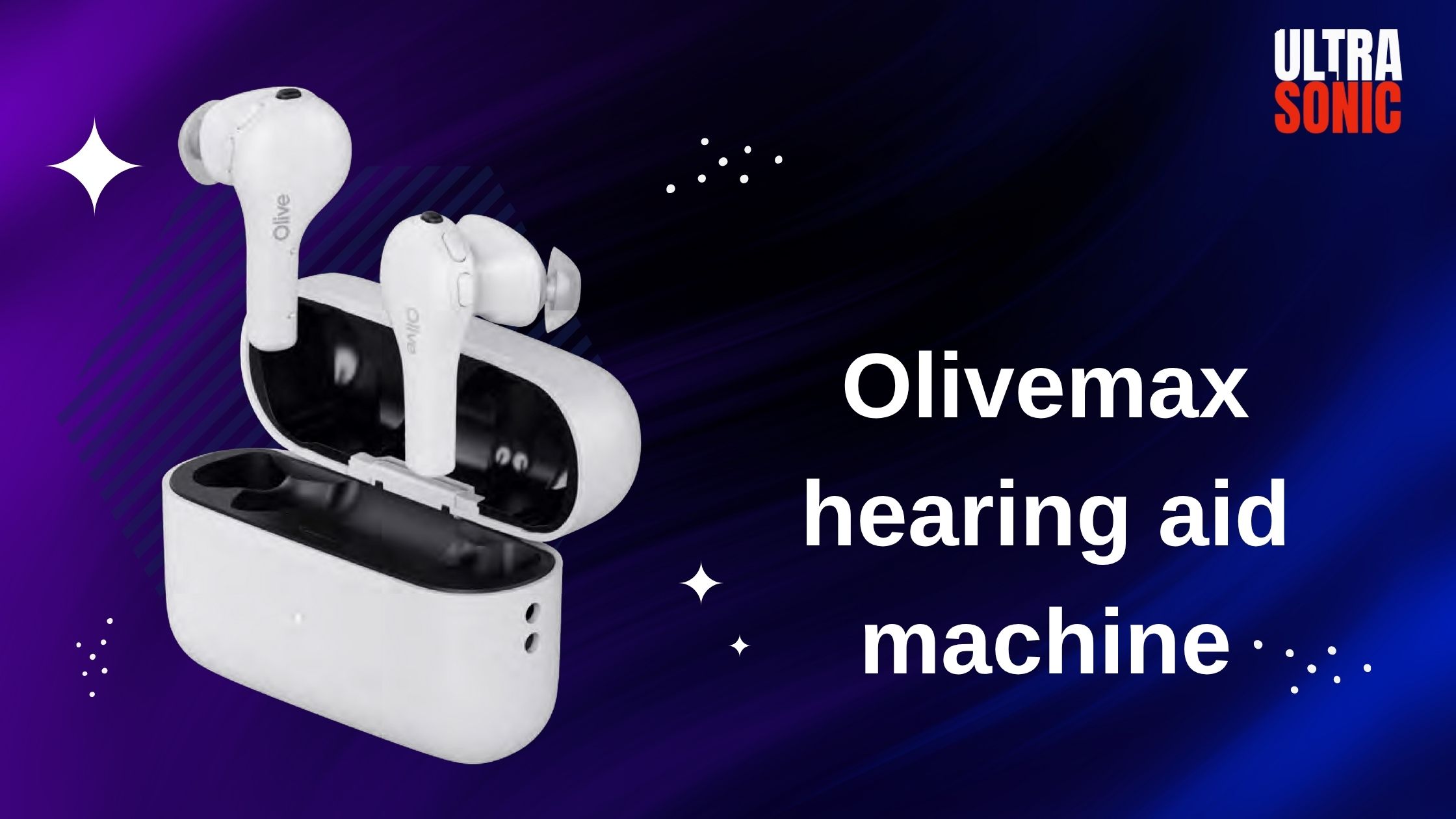 olivemax hearing aid machine