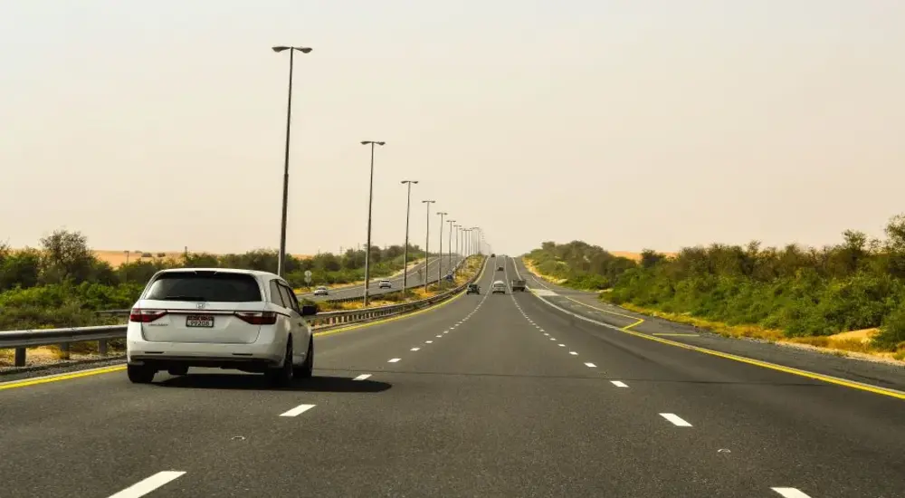 road trip in dubai