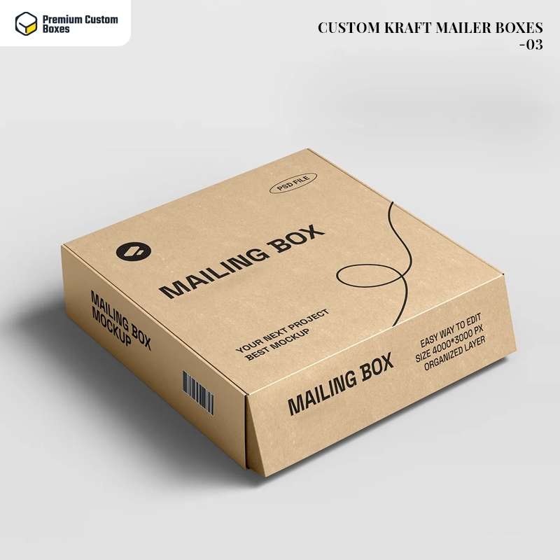 Custom Kraft Mailer Boxes