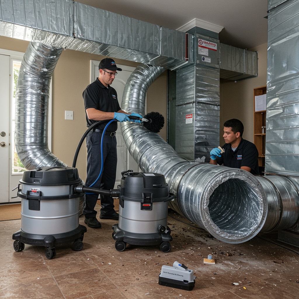 Negative Pressure Air Duct Cleaning