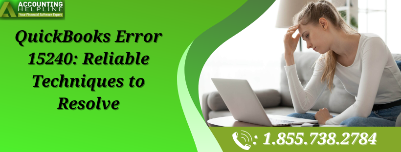 QuickBooks Error 15240