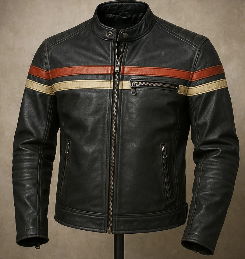 Retro Style Biker Jacket